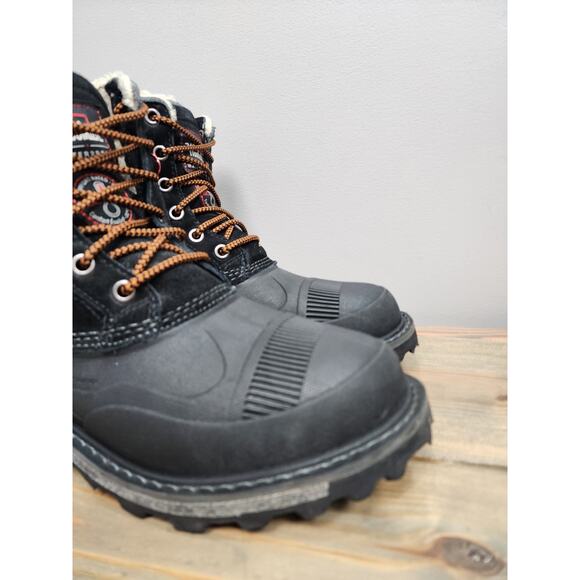 Woolrich Fully Wooly Boots Mens 9 Black Sherpa Lined Boots Lace Up Snow Winter main image 11